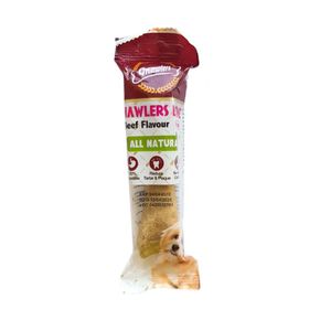 Gnawlers д/с c говядиной для очистки зубов Bone Beef (размер 13 см, уп. пакет), 95 гр